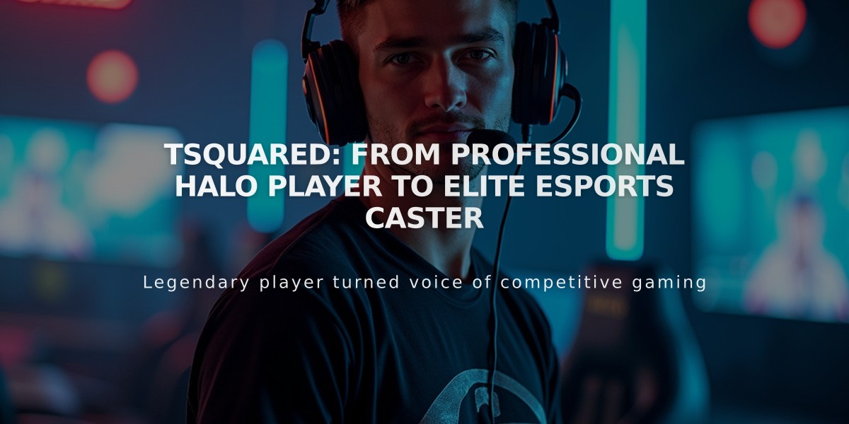 Tsquared: From Professional Halo Player to Elite Esports Caster