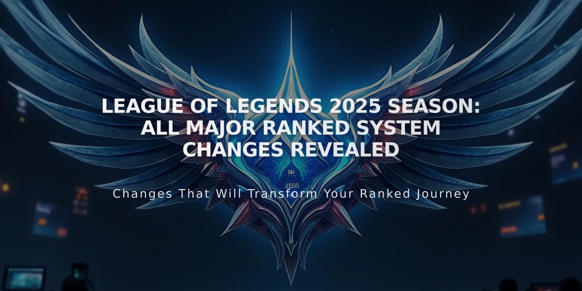 League of Legends 2025 Season: All Major Ranked System Changes Revealed