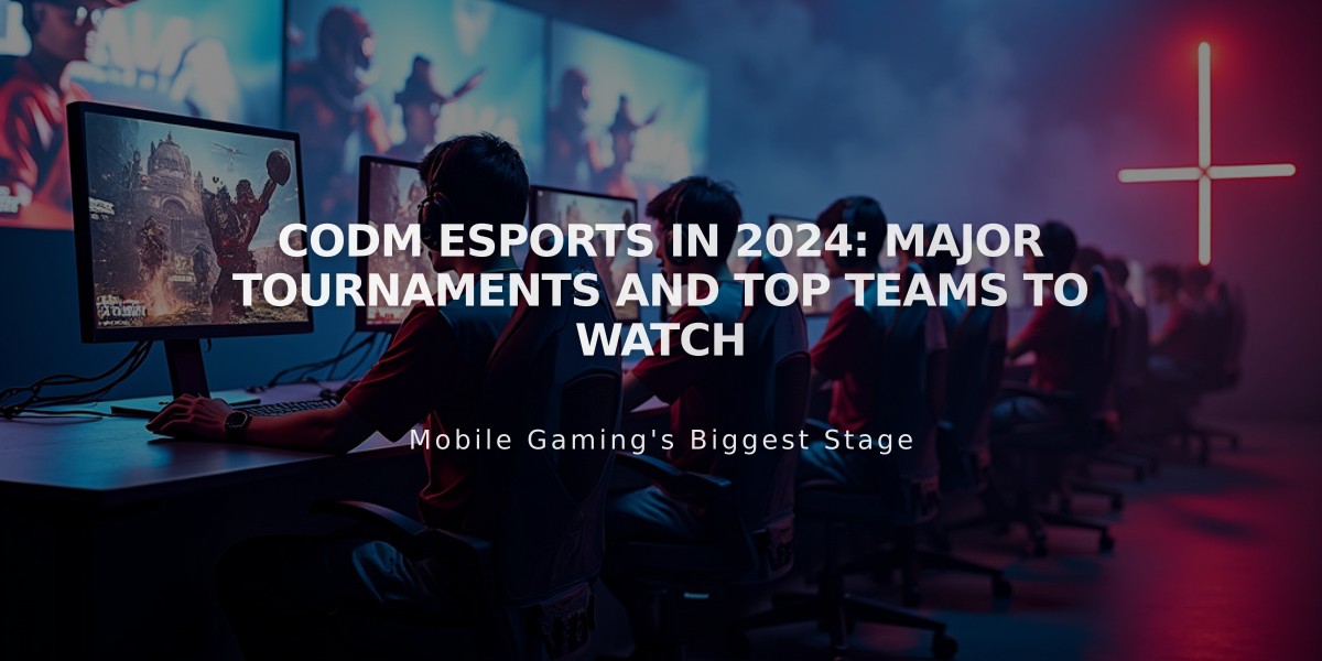 CODM Esports in 2024: Major Tournaments and Top Teams to Watch