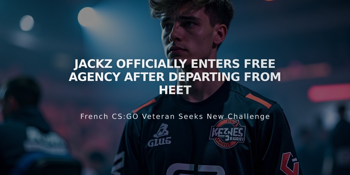 JACKZ Officially Enters Free Agency After Departing From HEET