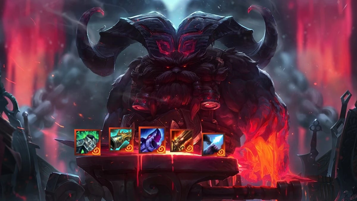 Ornn, Forge God with Glowing Hammer