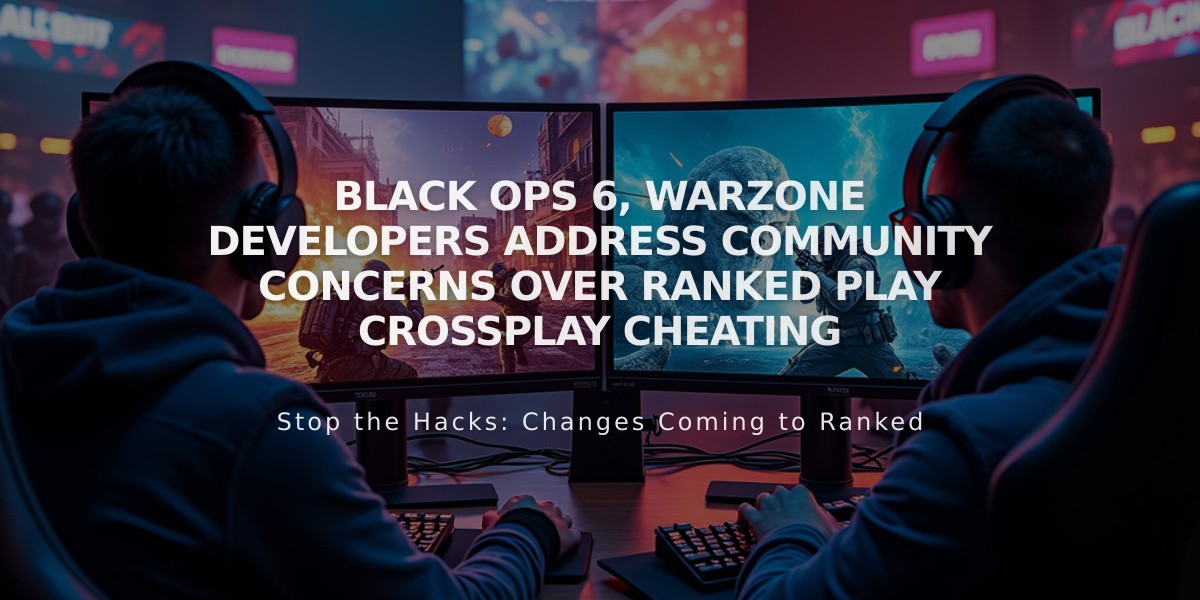 Black Ops 6, Warzone Developers Address Community Concerns Over Ranked Play Crossplay Cheating