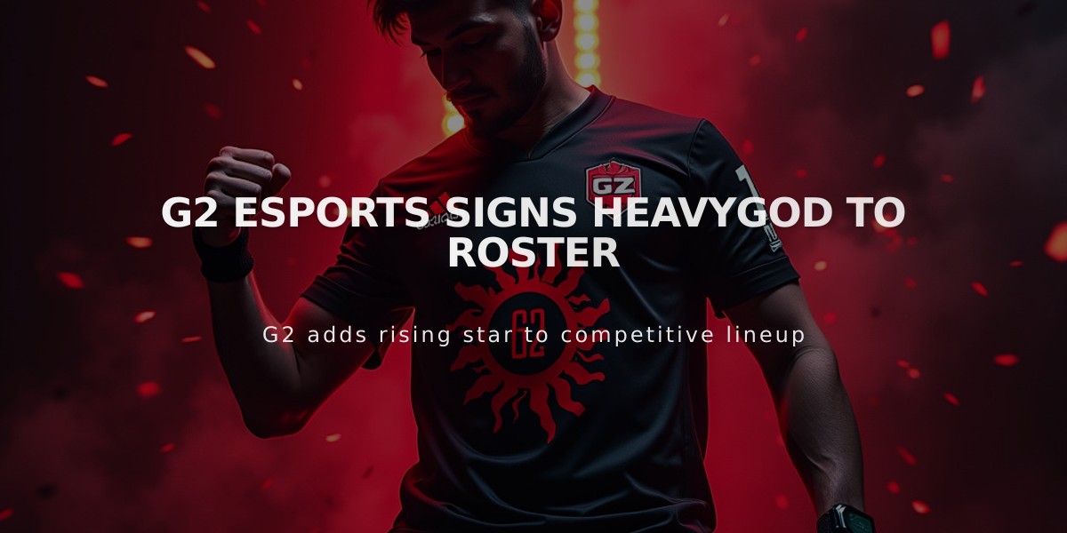 G2 Esports Signs HeavyGod to Roster