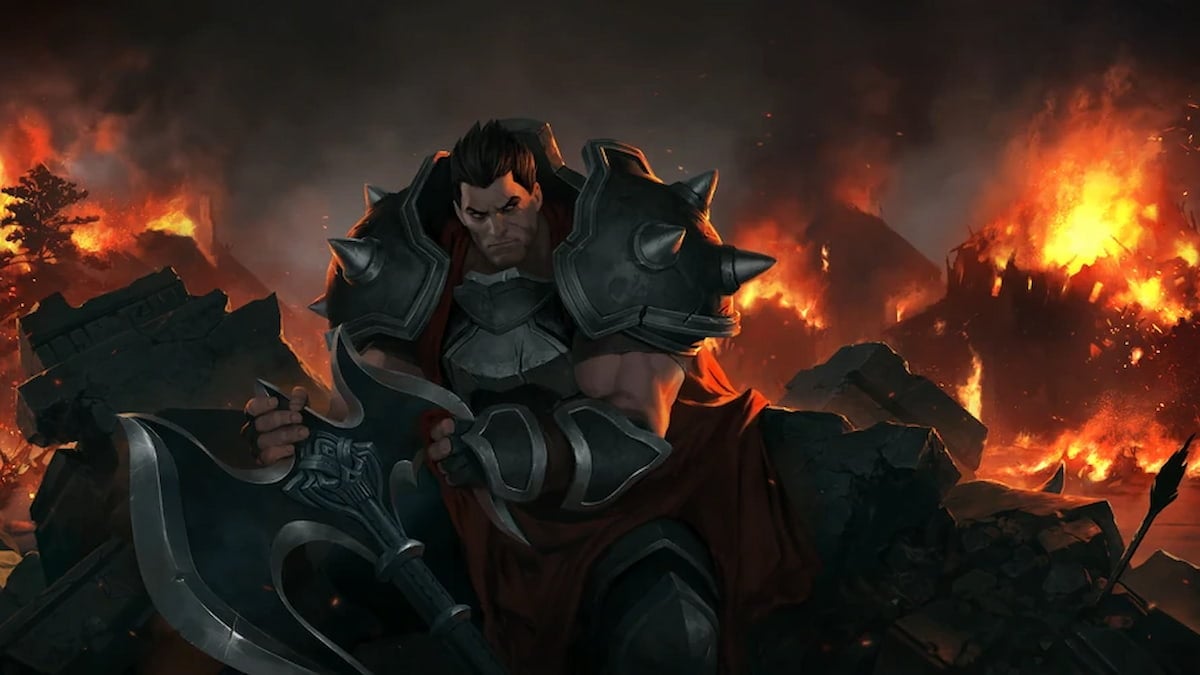 Darius, Noxian warrior in battle pose