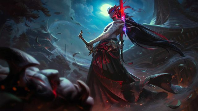 Yone in classic League splash art