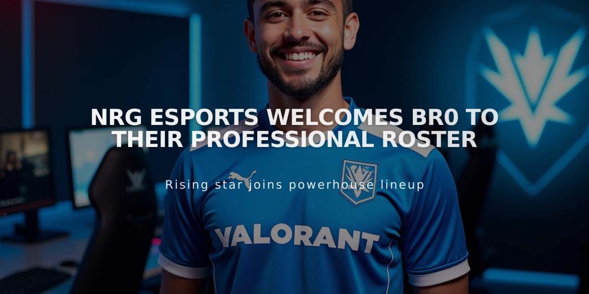 NRG Esports Welcomes Br0 to Their Professional Roster