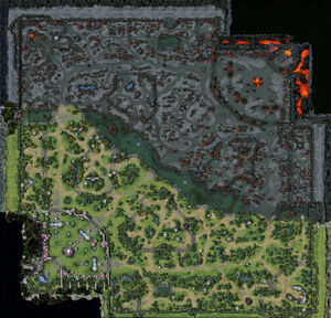 Dota 2 game map version 7.33