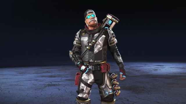 Futuristic Fuse character from Apex Legends