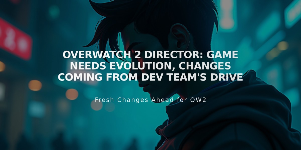 Overwatch 2 Director: Game Needs Evolution, Changes Coming From Dev Team's Drive