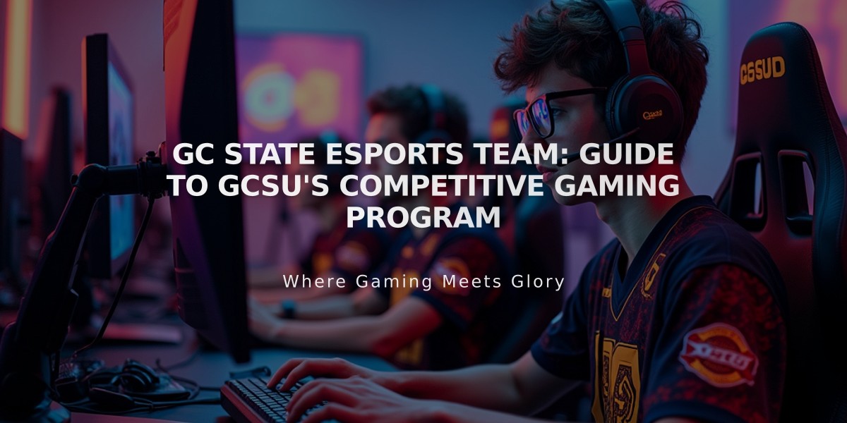 GC State eSports Team: Guide to GCSU's Competitive Gaming Program